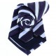 Hedvábná kravata modrá pruhovaná