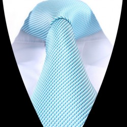 Hedvábná kravata modrá se vzorem