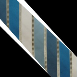 Polyesterová kravata modro bílá